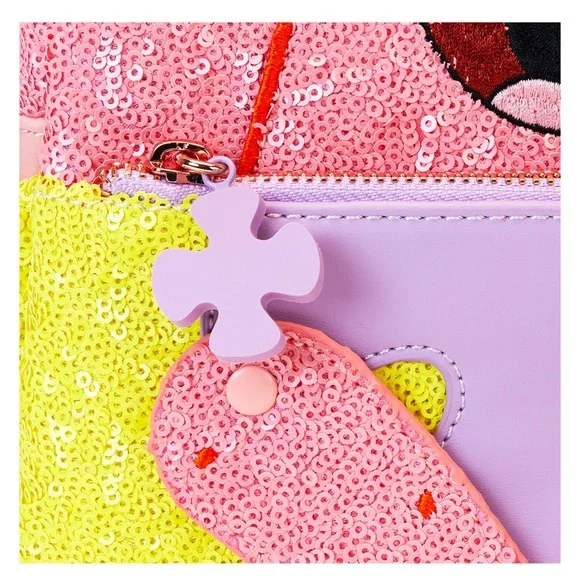 Loungefly- NICKELODEON SpongeBob SquarePants Patrick Star Sequin Backpack - Picture 5 of 10